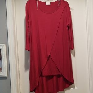 Red tunic
